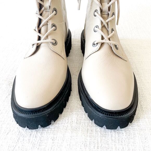 Madewell leather lace-up boots. - Picture 10 of 15